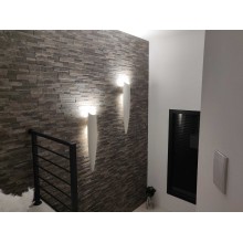 APPLIQUE 1711 PLATRE NATUREL INCAN